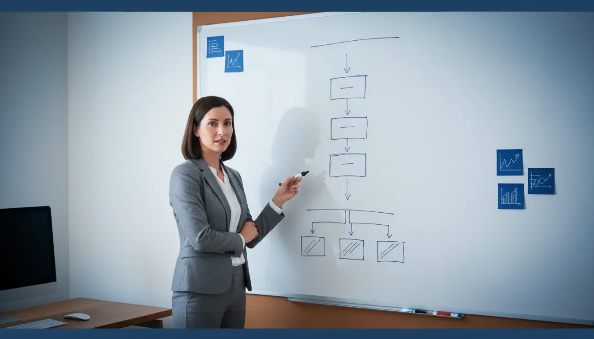 how to sell edutech — founder mapping a five-step education technology sales playbook on a whiteboard