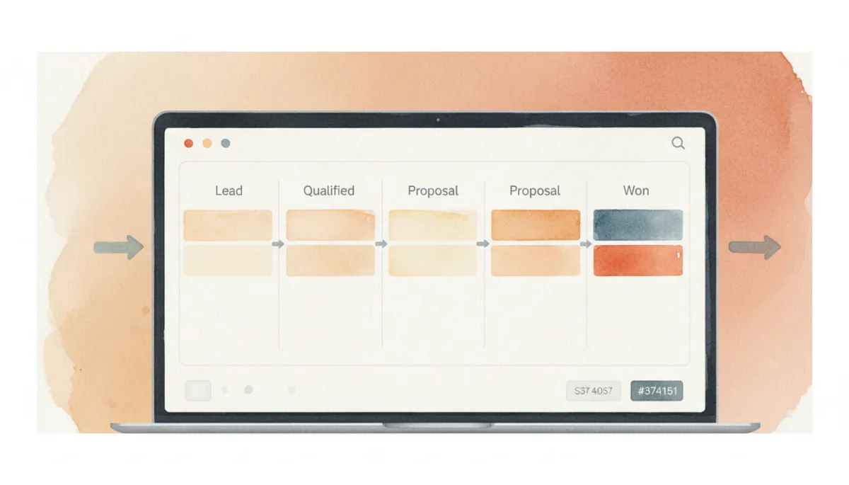 CRM for startup founders — simple pipeline view for deals