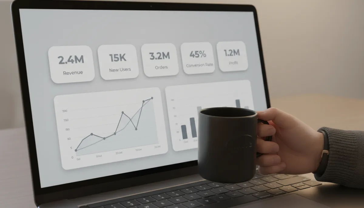 best sales tools for startup founders — simple analytics dashboard with core sales metrics