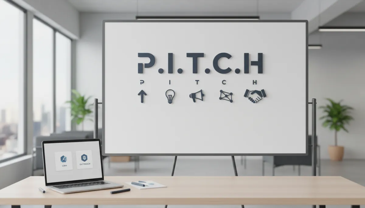 best sales tools for startup founders — P.I.T.C.H. Formula mapped to tools