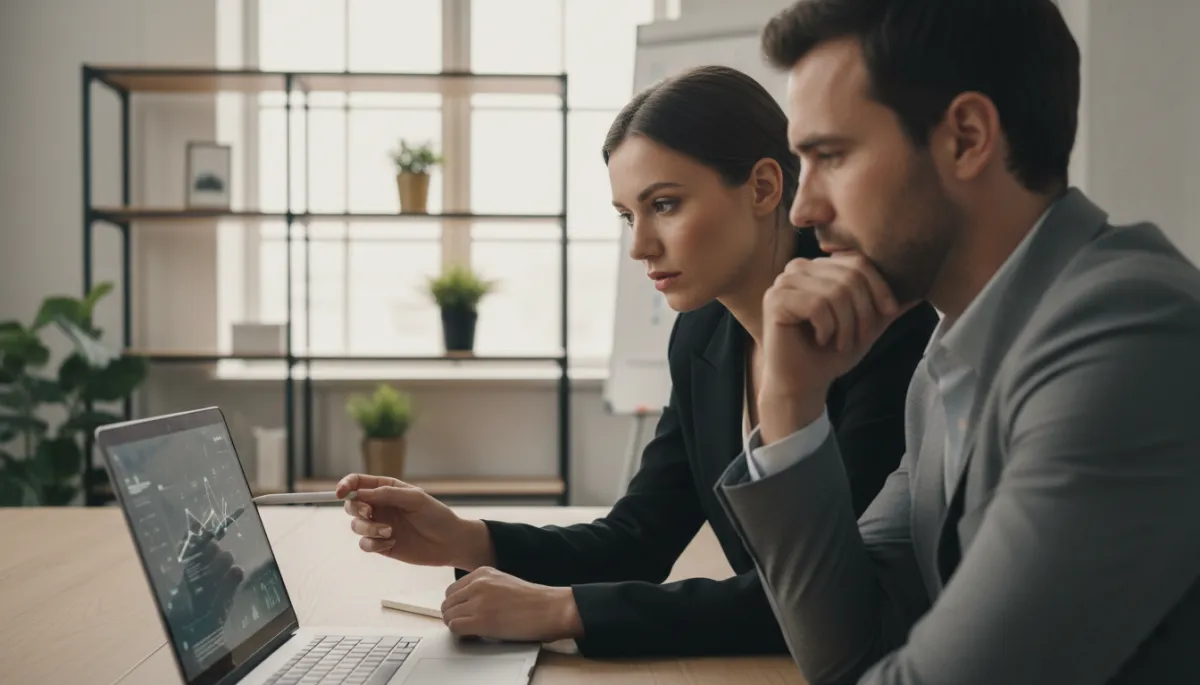 Founder calmly discussing pricing and value with a buyer