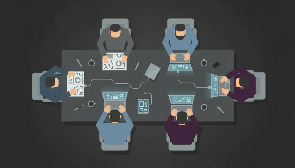 Founders exploring a sales playbook together