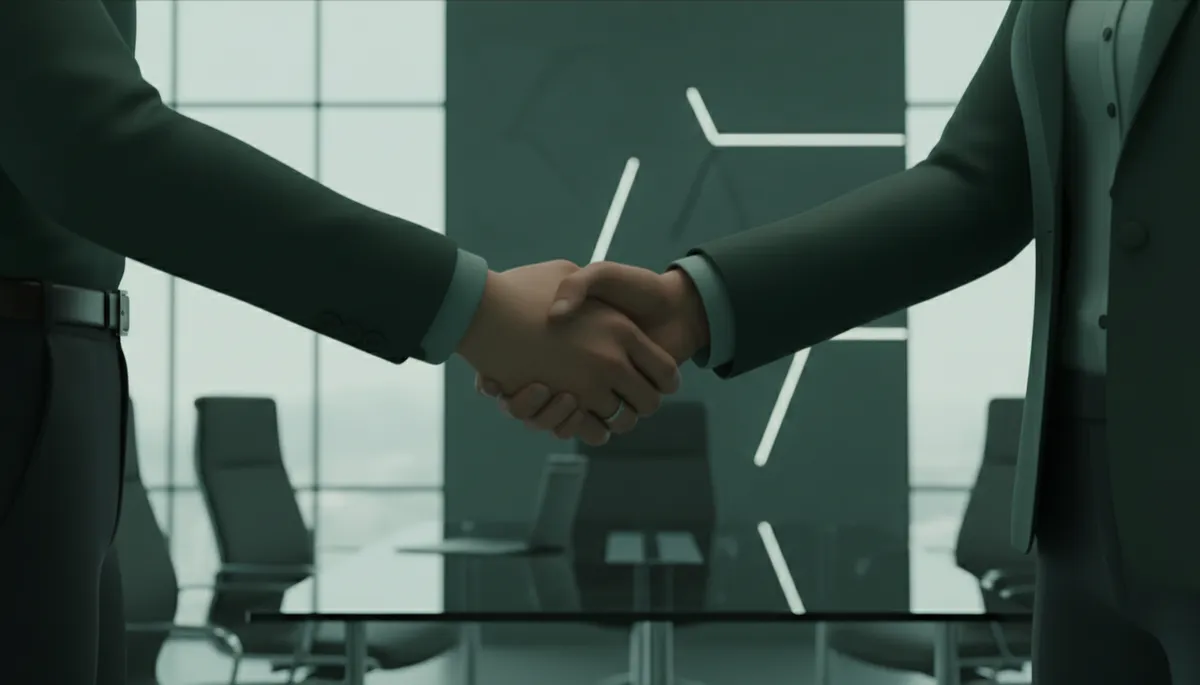 Handshake symbolizing a closed deal