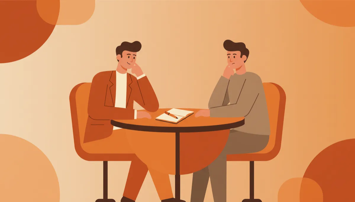how to pitch without sounding salesy — founder asking questions before pitching
