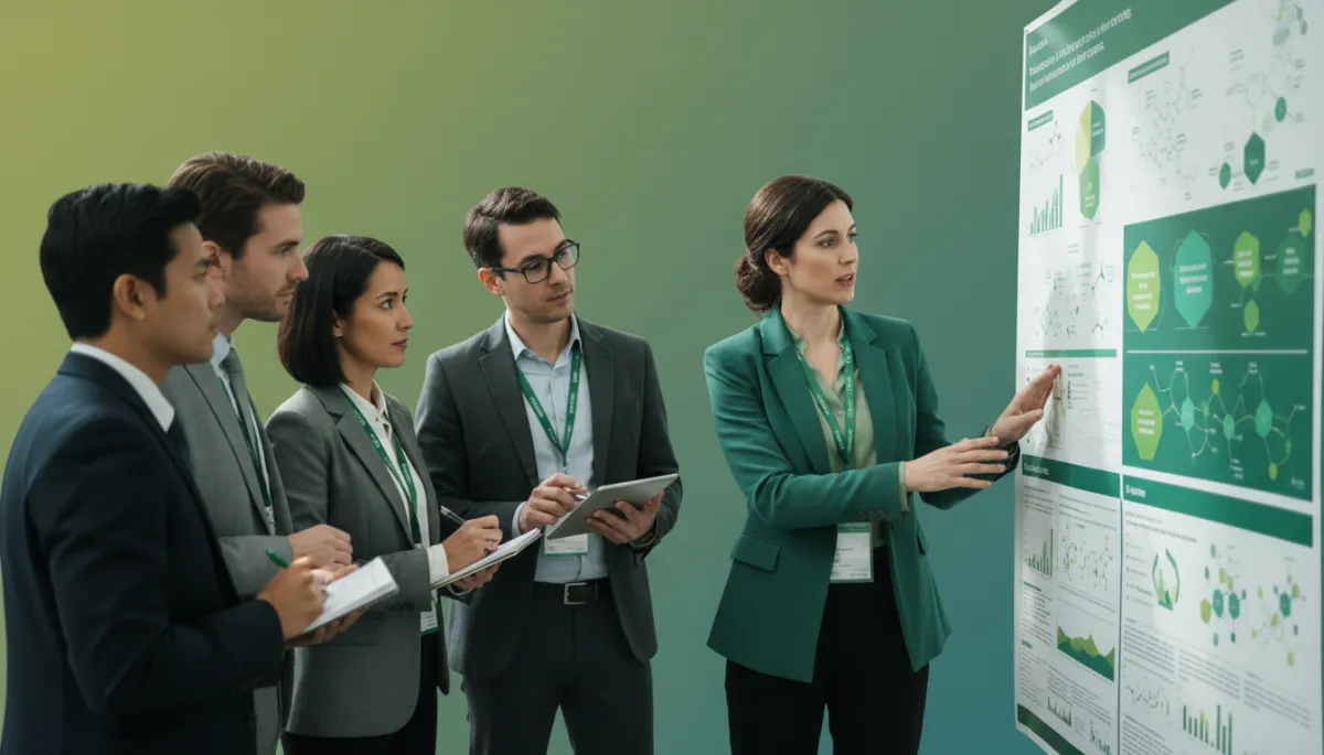 how to build a biotech startup brand without institutional backing — independent biotech founder presents research at scientific conference