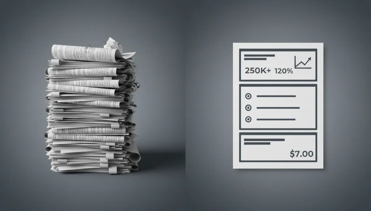 visual sales tools for founders — one-page visual proposal