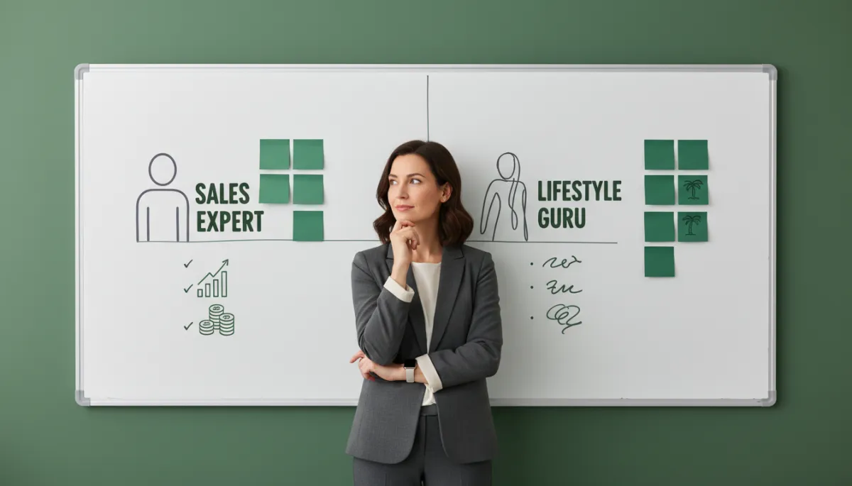 how to choose a business mentor — founder comparing mentor track records on whiteboard