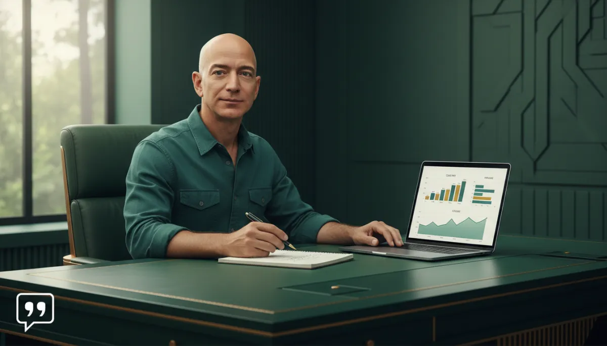 Founder tracking sales metrics on a dashboard and taking notes
