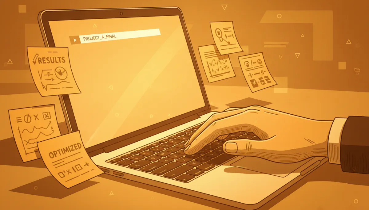 Founder typing a concise cold email subject line using tested formulas