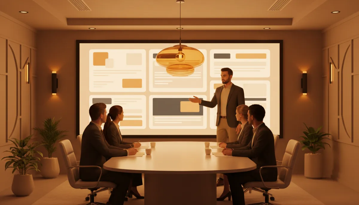 Founder reviewing cold outreach email templates with their team