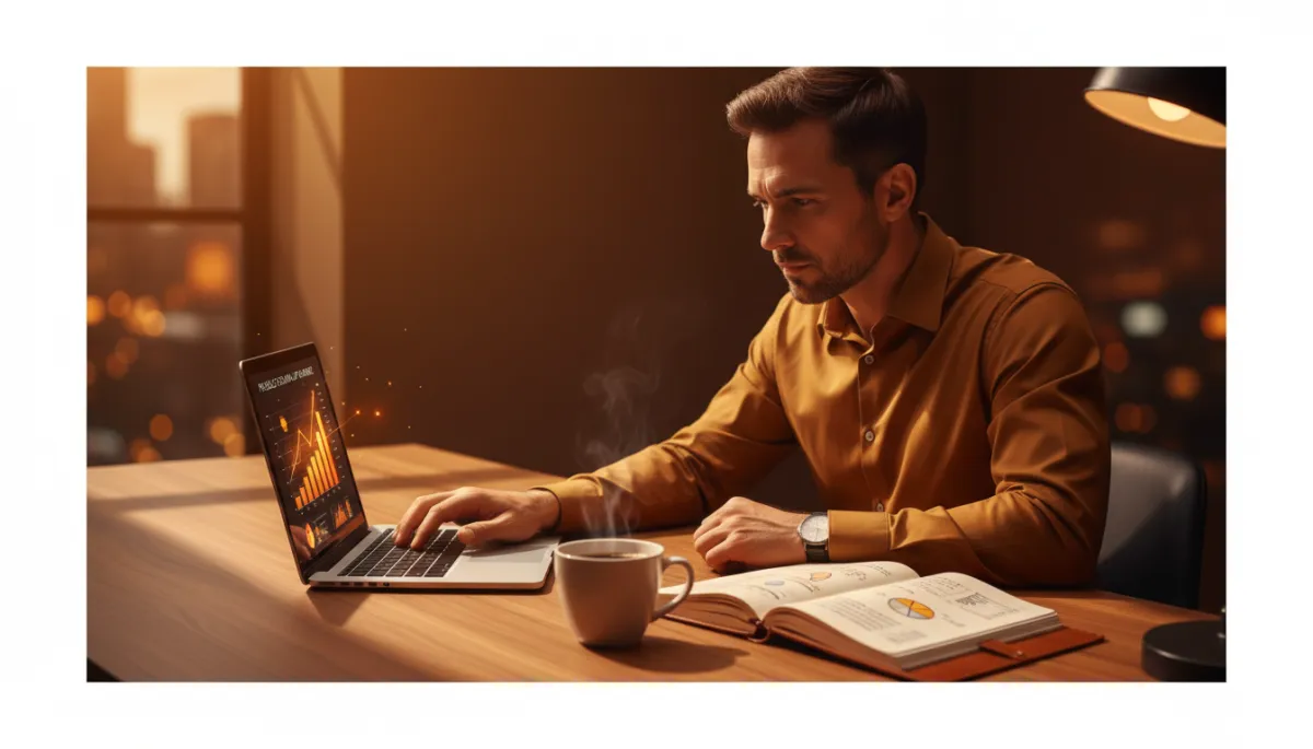 Founder reviewing P6 Sales Follow-Up cadence and revenue metrics