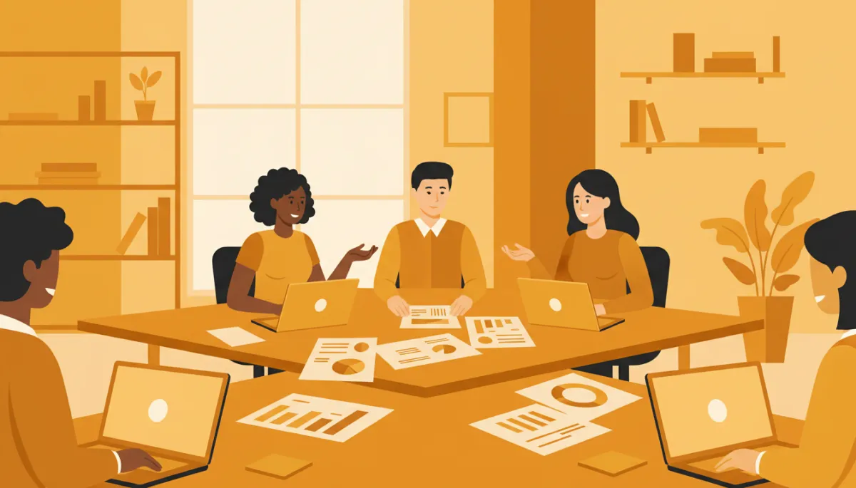 Founders collaborating over cold email performance metrics
