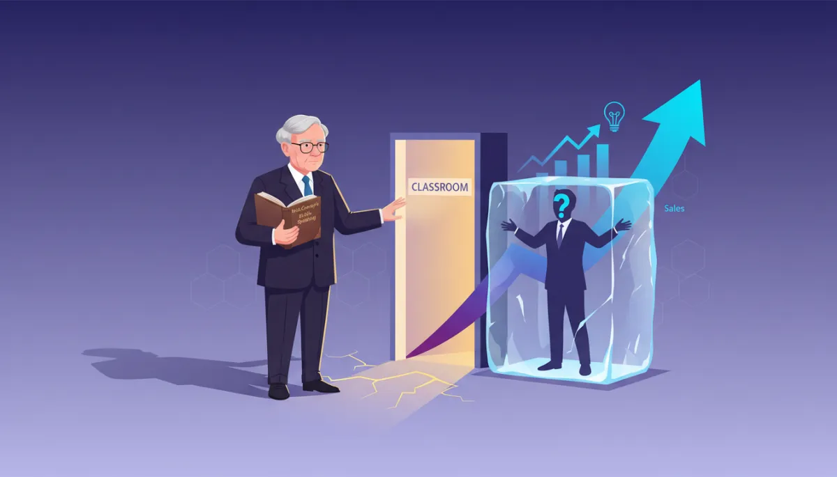 why founders freeze when pitching warren buffett dale carnegie