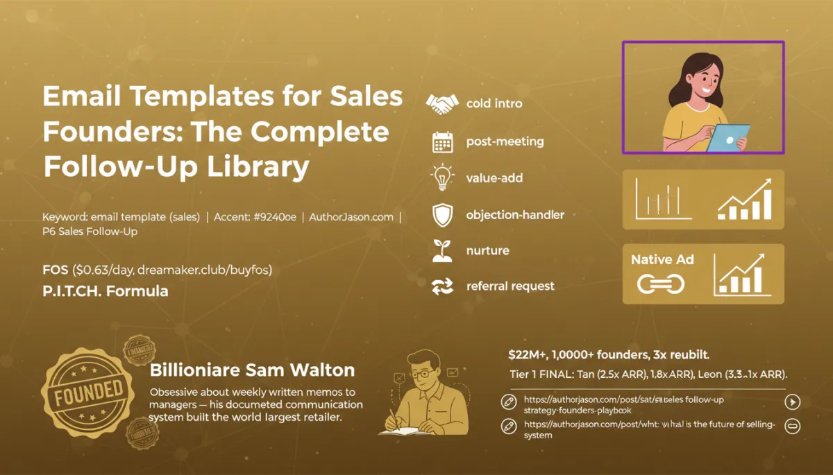 Email templates for sales founders complete follow-up library