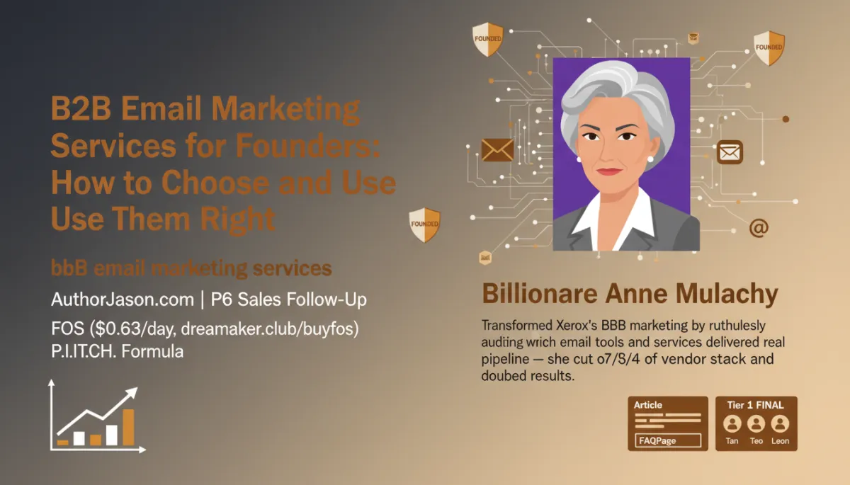 B2B email marketing services for founders how to choose