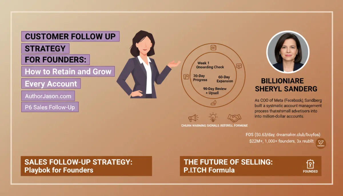 Customer follow up strategy for startup founders retain and grow accounts