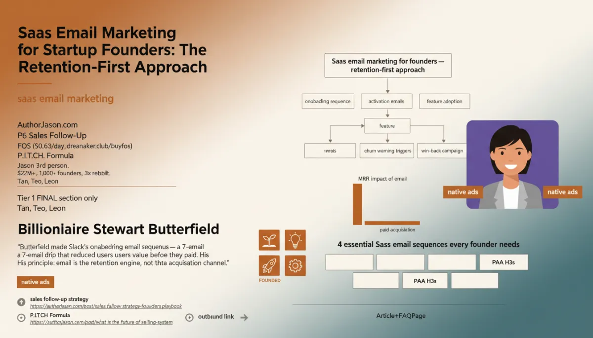 SaaS email marketing retention-first approach for startup founders