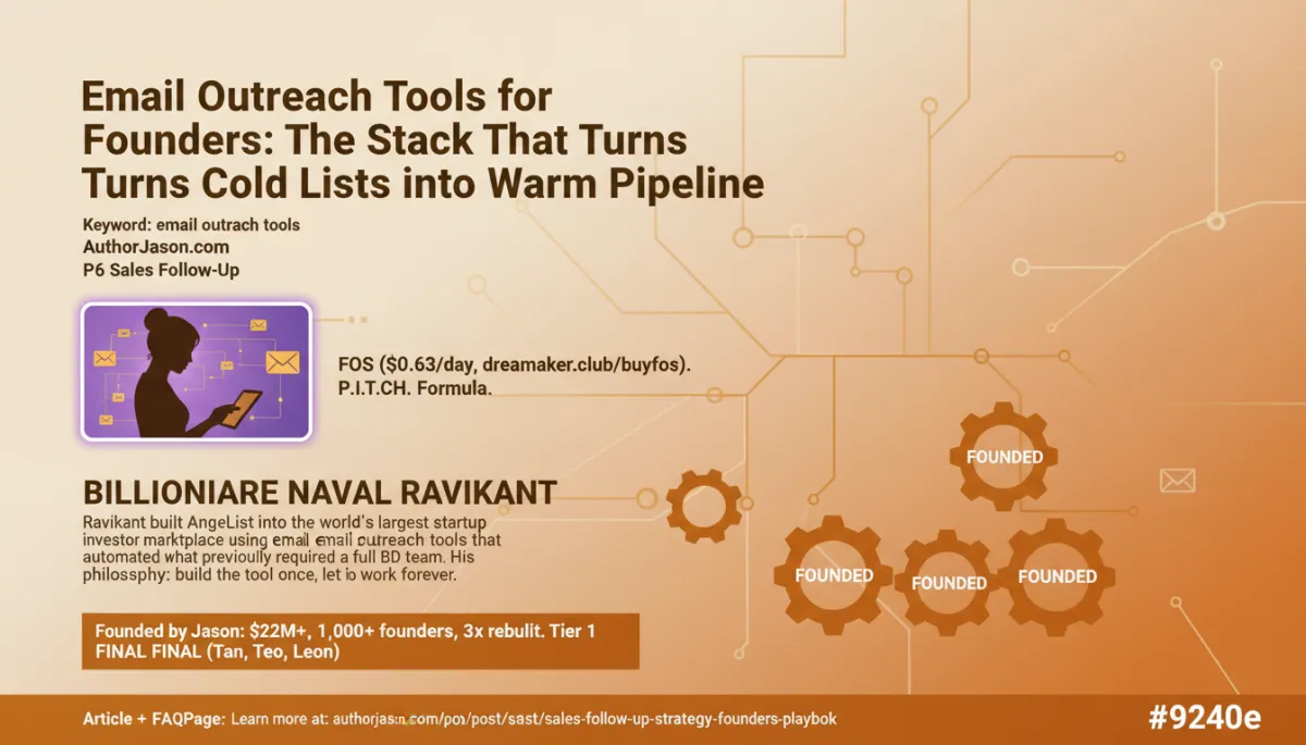 Email outreach tools for founders the stack that turns cold lists into warm pipeline