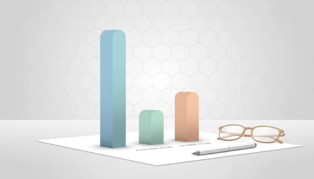 Chart comparing market, assessed, and taxable values for a Florida home