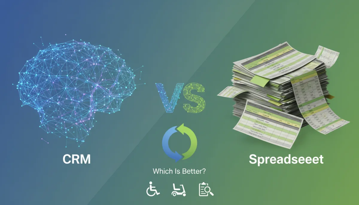 CRM vs Spreadsheet: Best for Mobility Sales Leads?