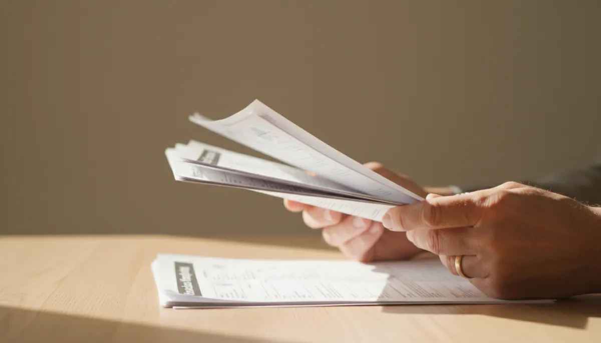 Veteran organizing medical documentation for a VA hemorrhoids claim