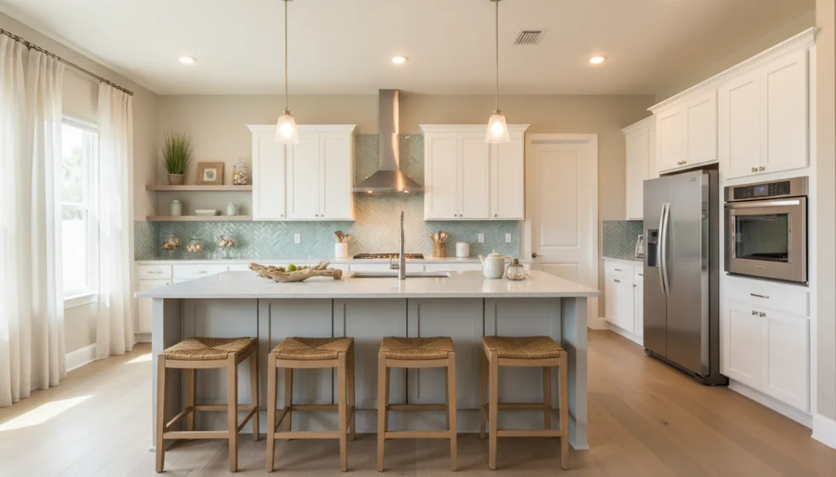 Updated neutral kitchen in an Estero, FL home ready for buyers