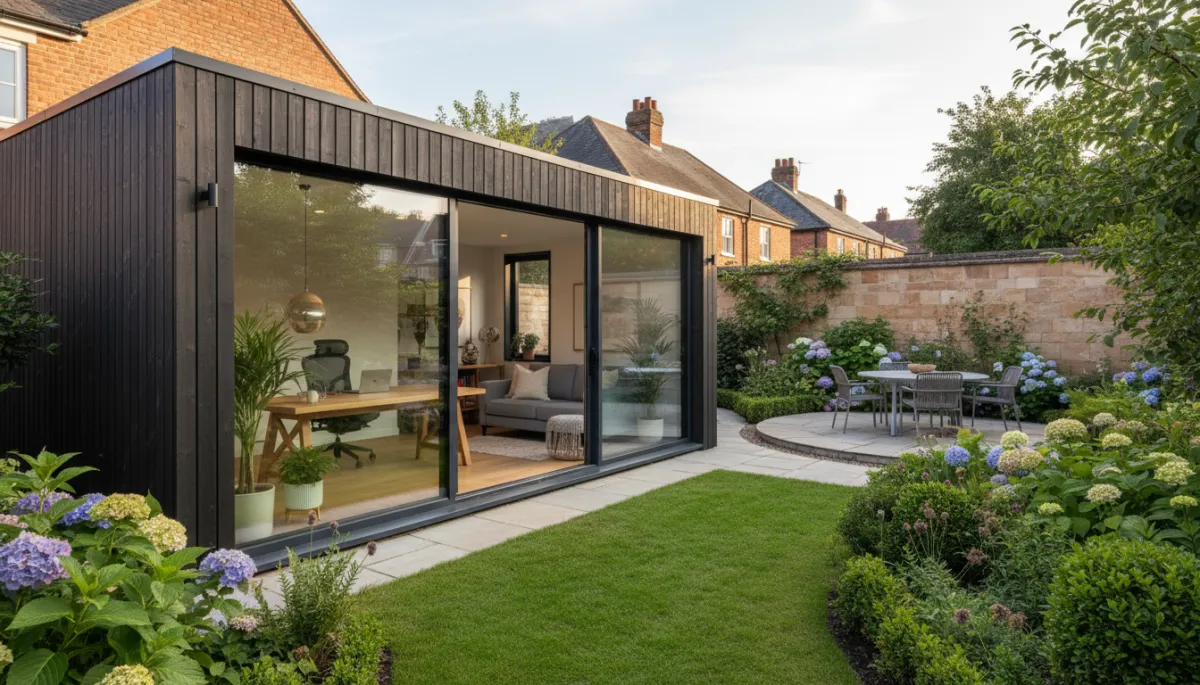 Beautiful garden room in Nottingham backyard retreat