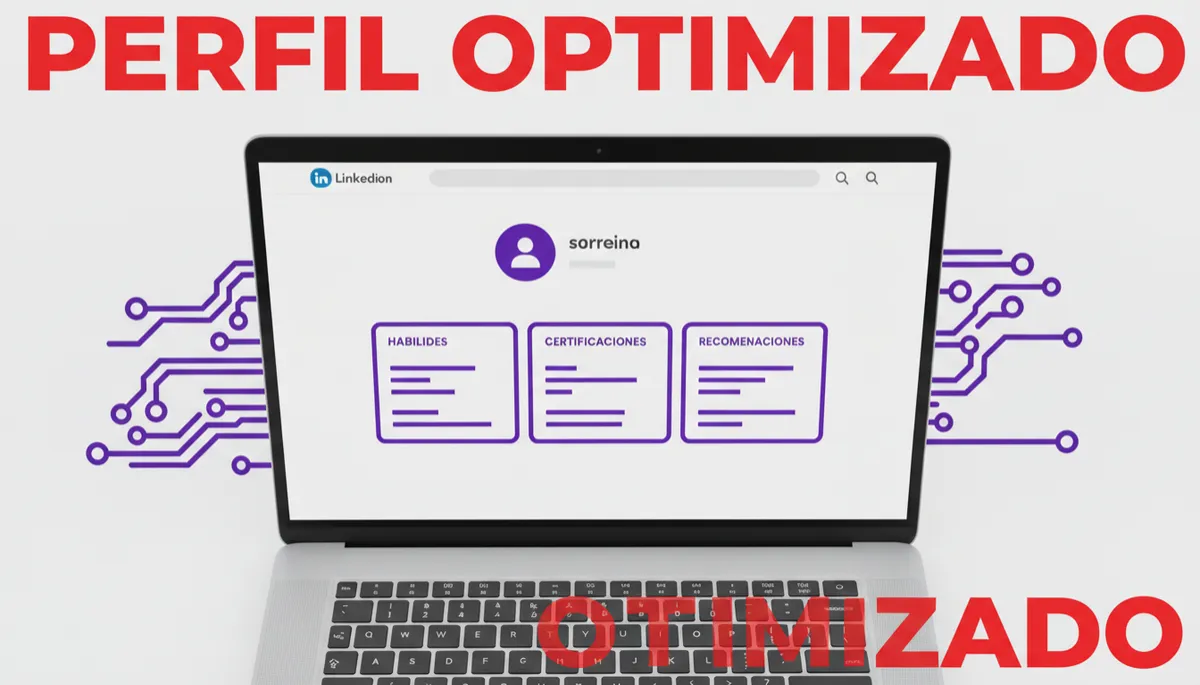 Perfil de LinkedIn TI optimizado con secciones clave destacadas Perfil de LinkedIn TI optimizado con secciones clave destacadas