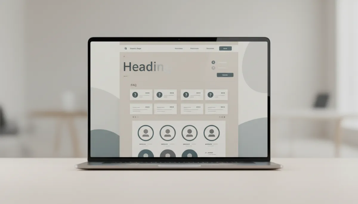 Detailed service page layout with clear questions, answers, and trust signals Detailed service page layout with clear questions, answers, and trust signals
