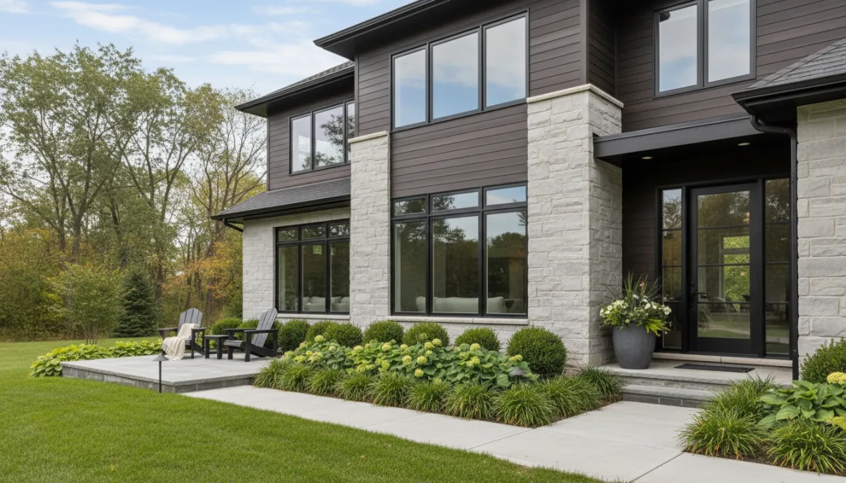 Front exterior of an Oakland County home with inviting curb appeal Front exterior of an Oakland County home with inviting curb appeal