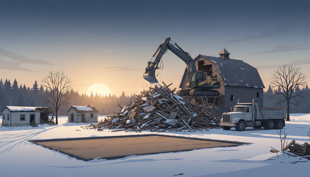 Professional Demolition for Rural Safety