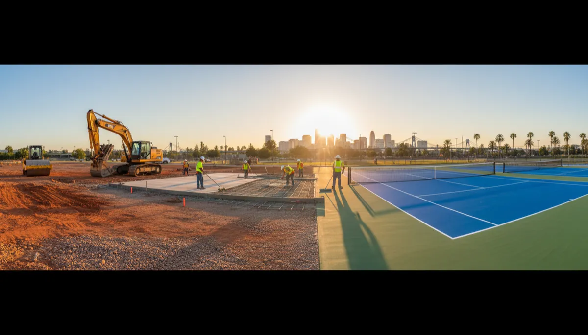 Tennis Court Construction in Sacramento