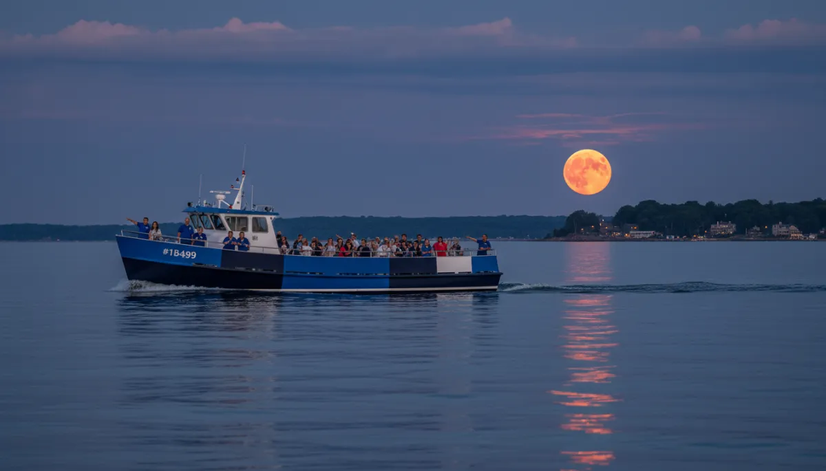 New London County Connecticut Full Strawberry Moon cruise on Long Island Sound 2026 — Melinda Walencewicz eXp Realty