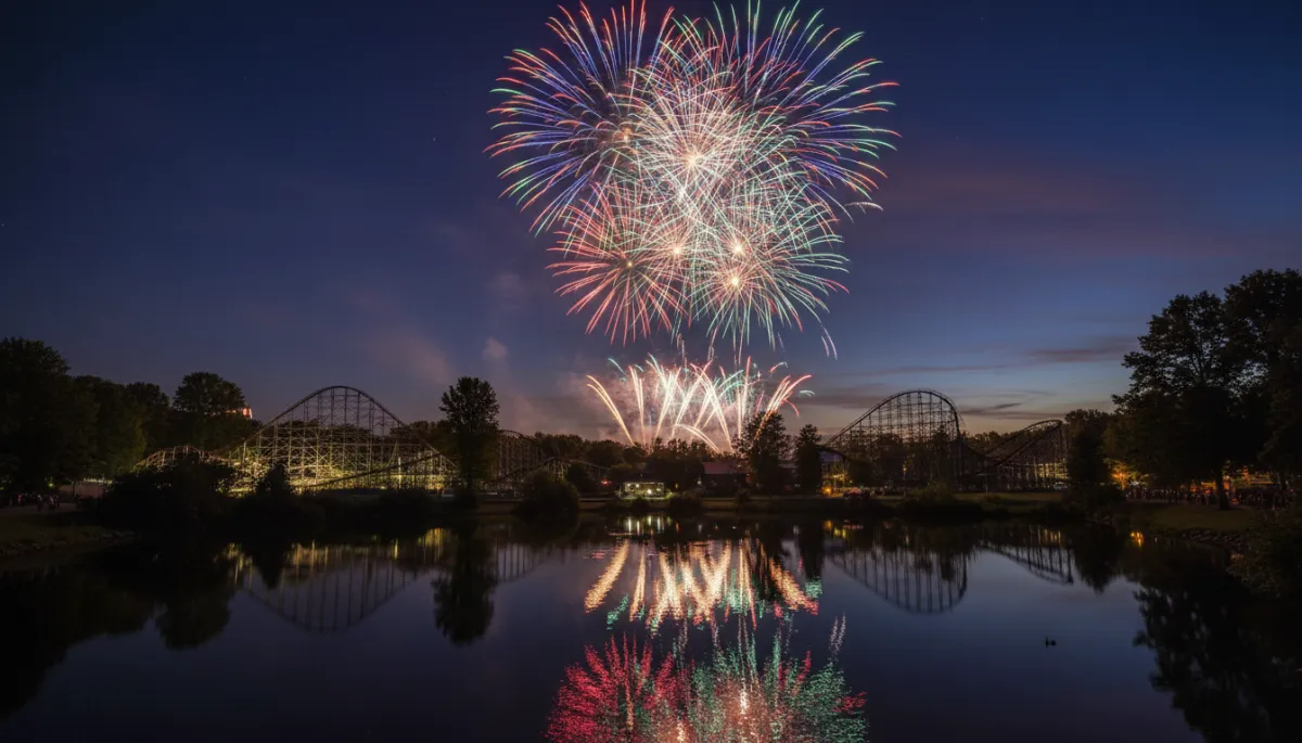 Hartford County Connecticut Lake Compounce fireworks lakeside night 2026 — Melinda Walencewicz eXp Realty