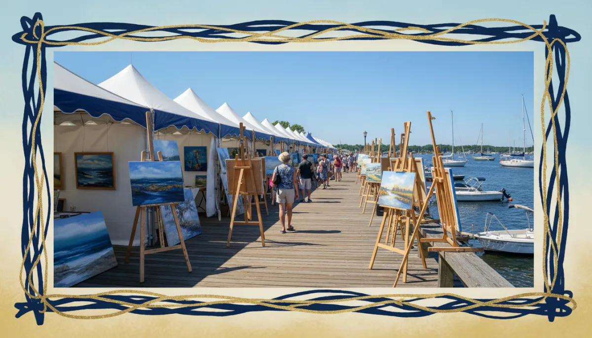 New London County Connecticut Mystic art festival coastal waterfront scene 2026 — Melinda Walencewicz eXp Realty