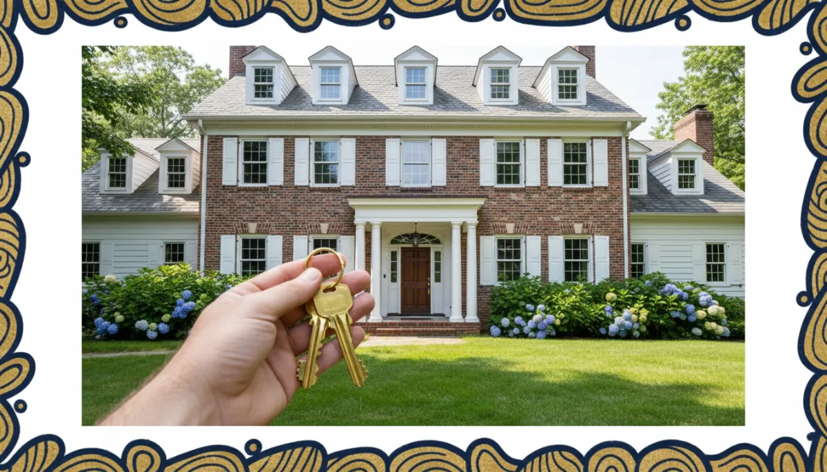Connecticut first-time homebuyer keys new home exterior 2026 — Melinda Walencewicz eXp Realty