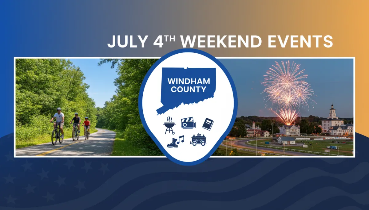 Windham County Connecticut July 4th holiday weekend outdoor summer celebrations 2026 — Melinda Walencewicz eXp Realty