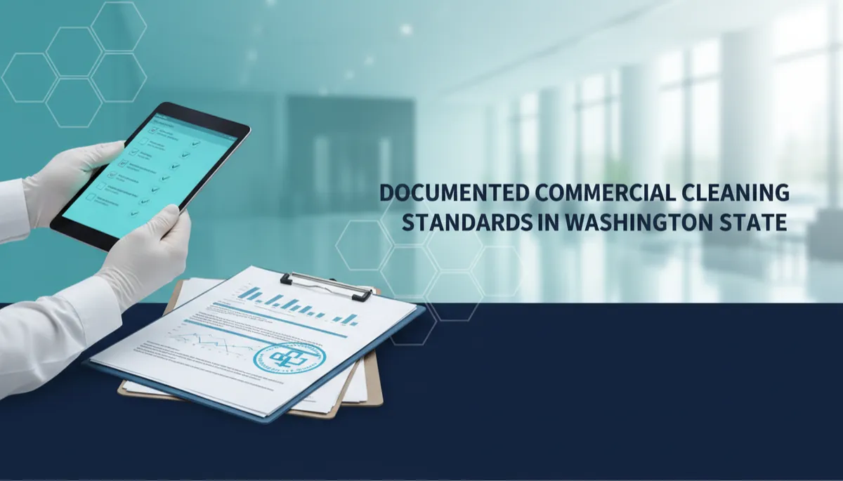 Documented commercial cleaning verification and standards in Washington State