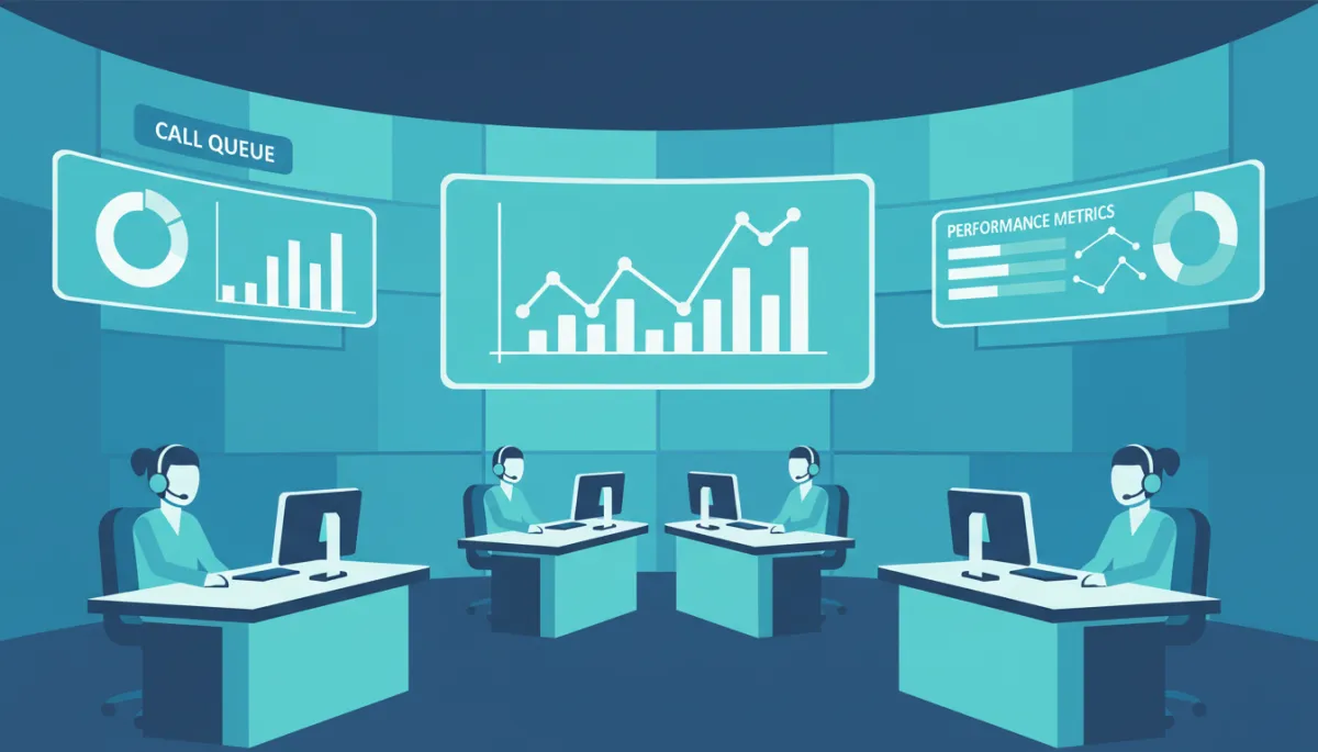 Traditional answering service call center with live agents