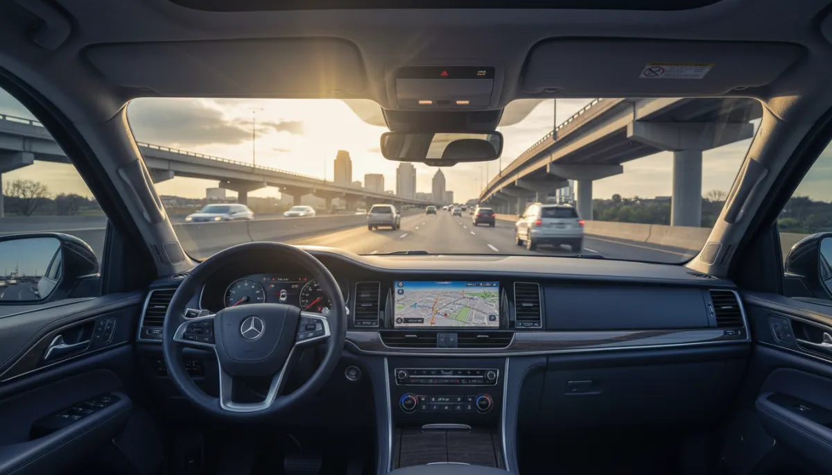 Interior view showing heat and glare reduction with ceramic window tint