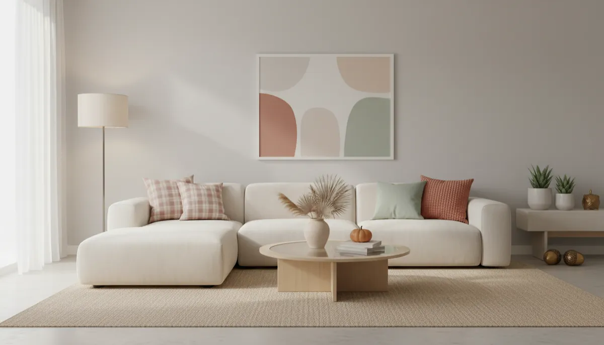 Staged Central Florida living room ready for late fall showings Staged Central Florida living room ready for late fall showings
