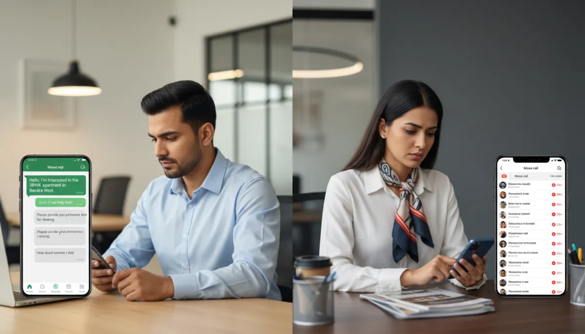 Comparison of fast automated replies versus missed WhatsApp leads for real estate agents