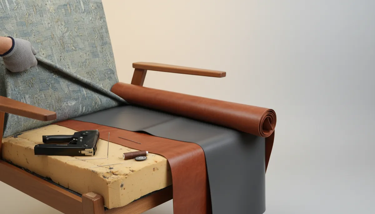 Reupholster Seats: Cloth to Vinyl or Leather