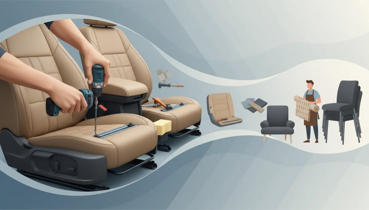 Who Handles Seat Removal in Upholstery Projects?