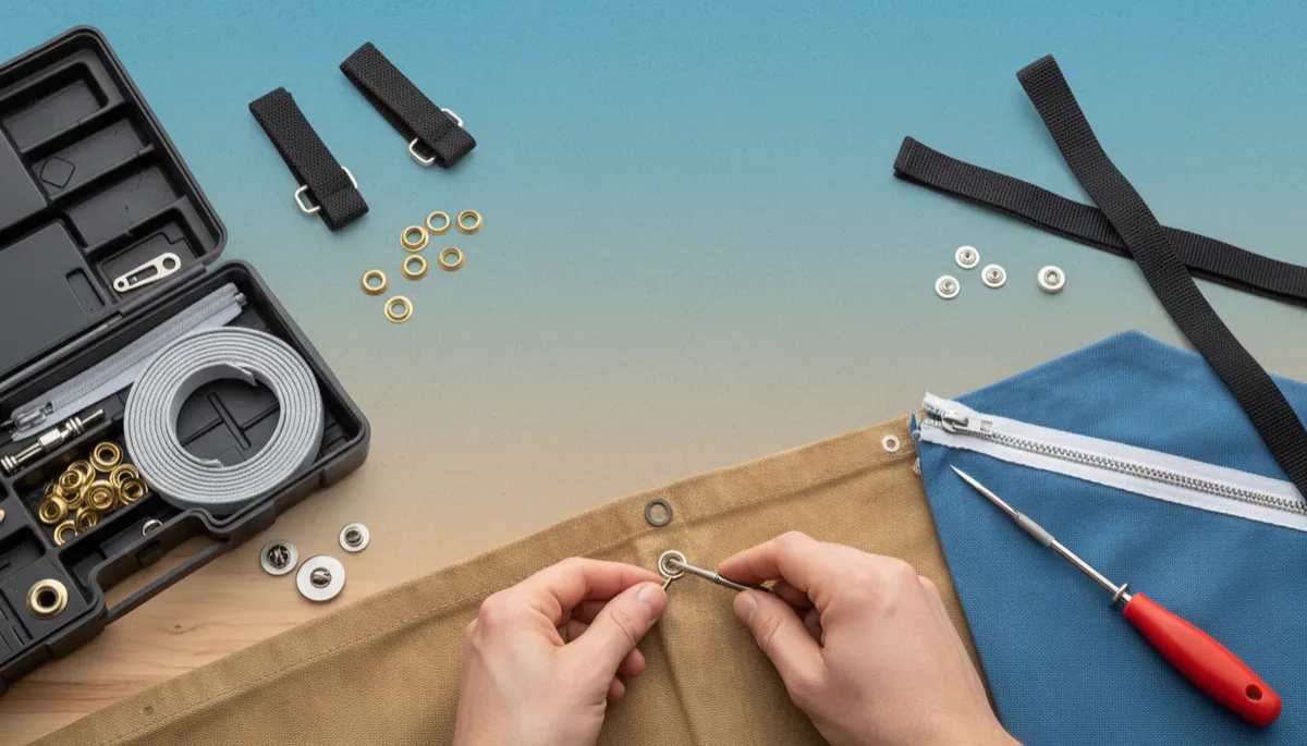 Repair Canvas Covers: Snaps, Zippers & More