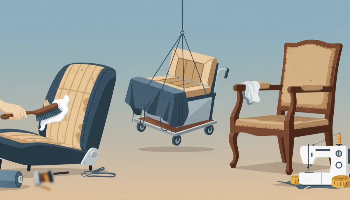 Prepare for Upholstery: Vehicles, Boats & Furniture