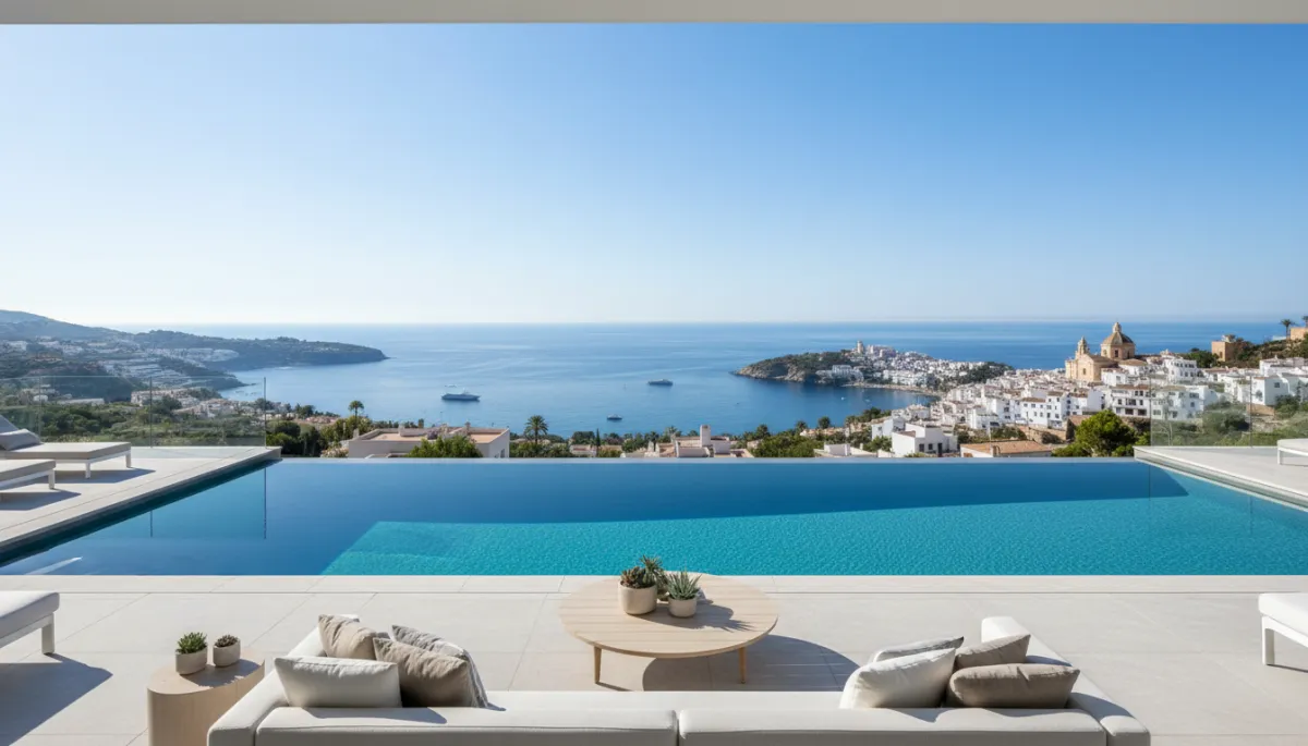 Luxusvilla in Altea Hills mit Infinity-Pool und Meerblick auf die Bucht von Altea