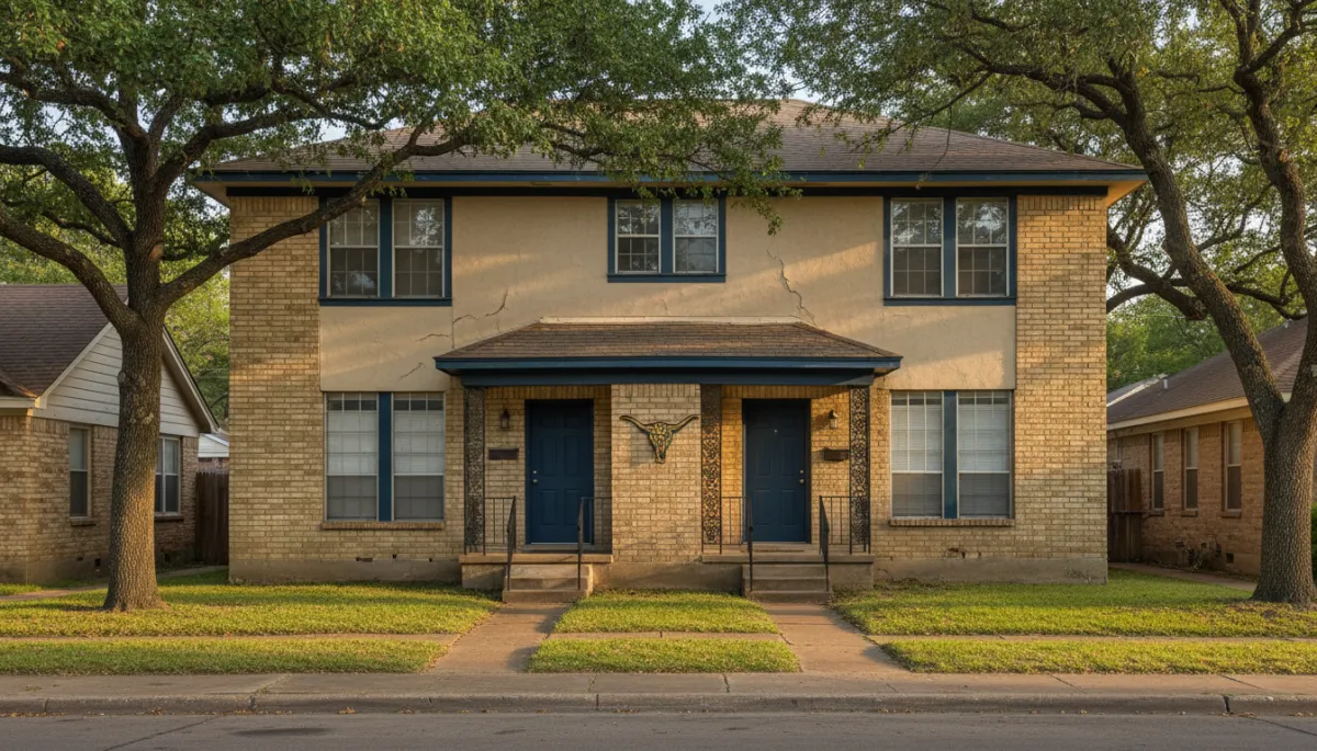 Texas duplex or fourplex investment property with value-add potential