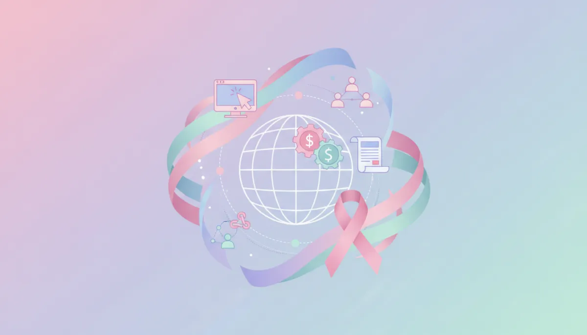 Website Creation: Bold Design & Breast Cancer Awareness