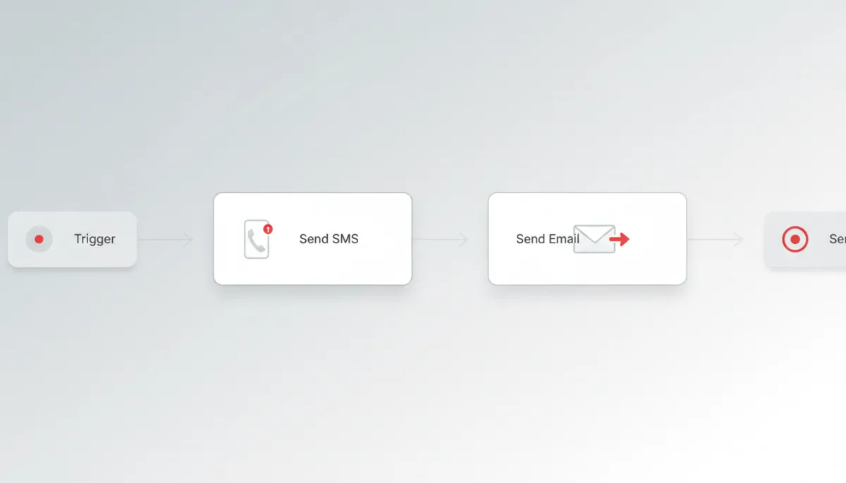 Clean automation workflow interface for multi-channel lead reactivation